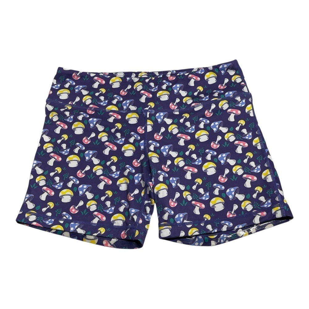 I Am Becoming IMB No Ride Workout 5” Inseam Shorts Purple Mushroom Women’s M(8)